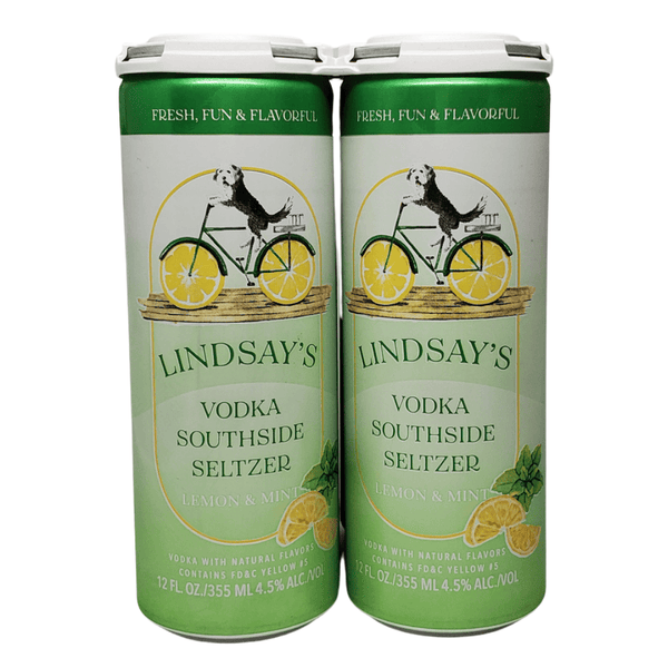 Lindsay's Southside Lemon & Mint Vodka Seltzer 4pk — MacArthur