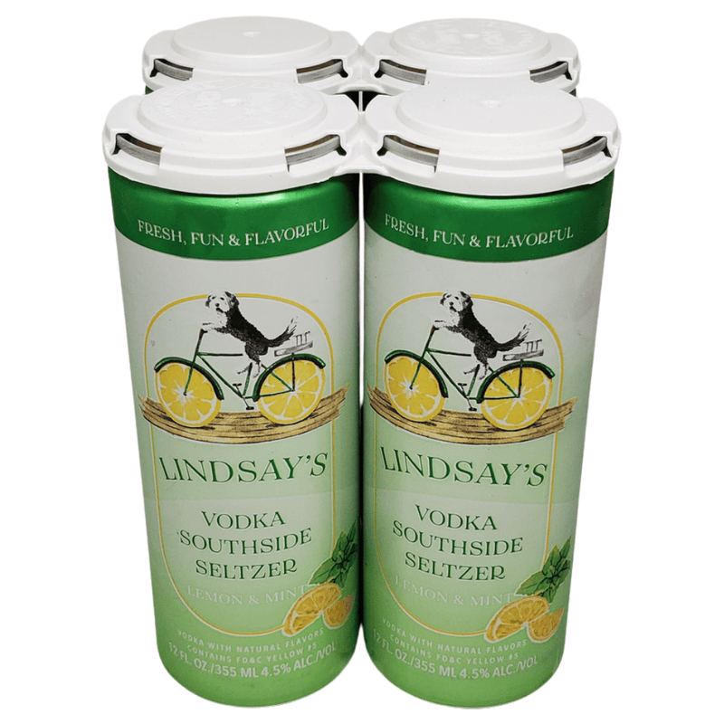 Lindsay's Southside Lemon & Mint Vodka Seltzer 4pk