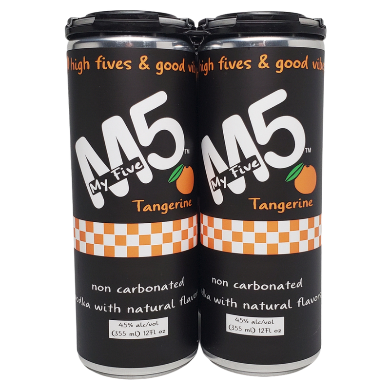 MY5 Tangerine vodka non carbonated cocktail 4pk 12oz cans