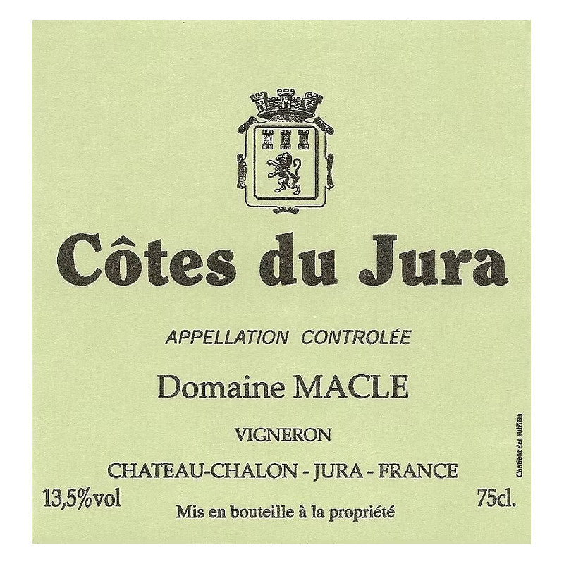 Domaine Macle Cots du Jura label