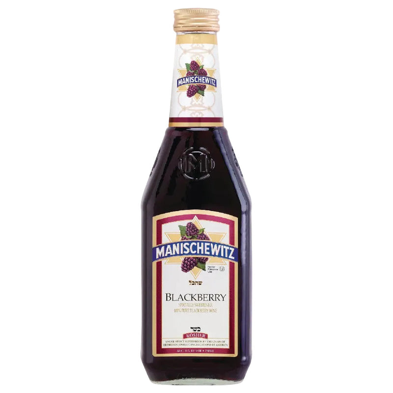 Manischewitz Blackberry Wine bottle