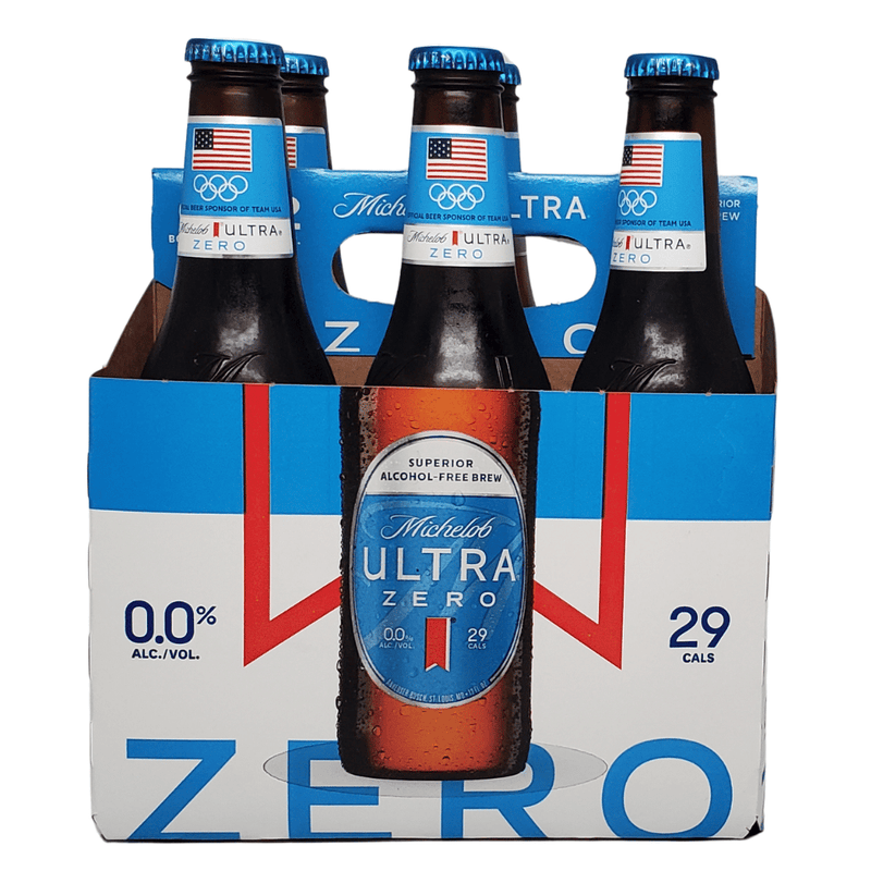 Michelob ULTRA Zero Non-Alcoholic American Lager Beer 6pk