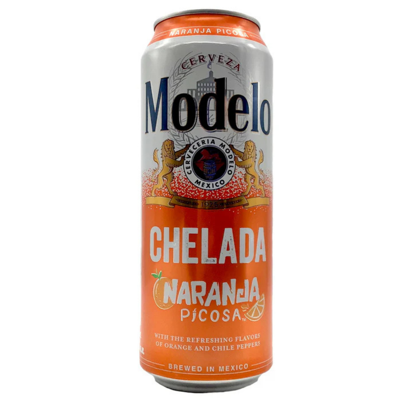 Modelo Chelada Naranja Picosa 24oz can