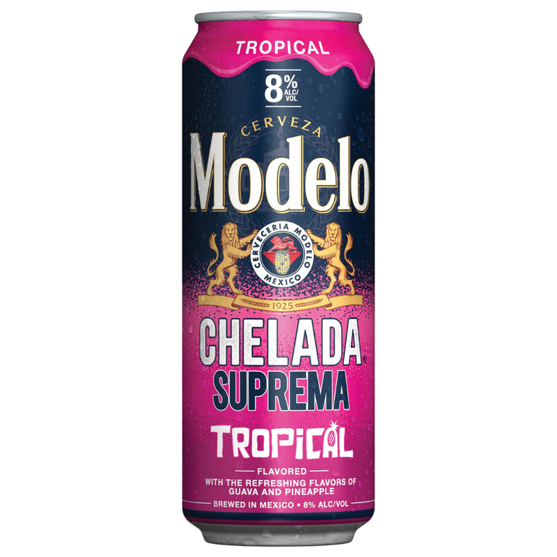 Modelo Chelada Suprema Tropical 24oz can
