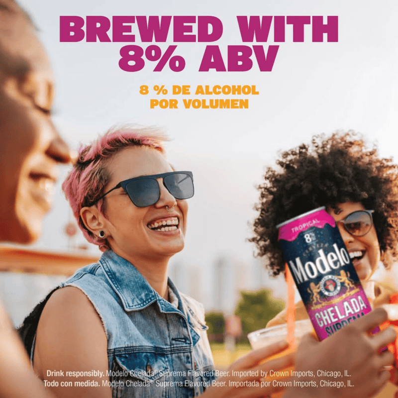 Modelo Chelada Suprema Tropical 24oz can