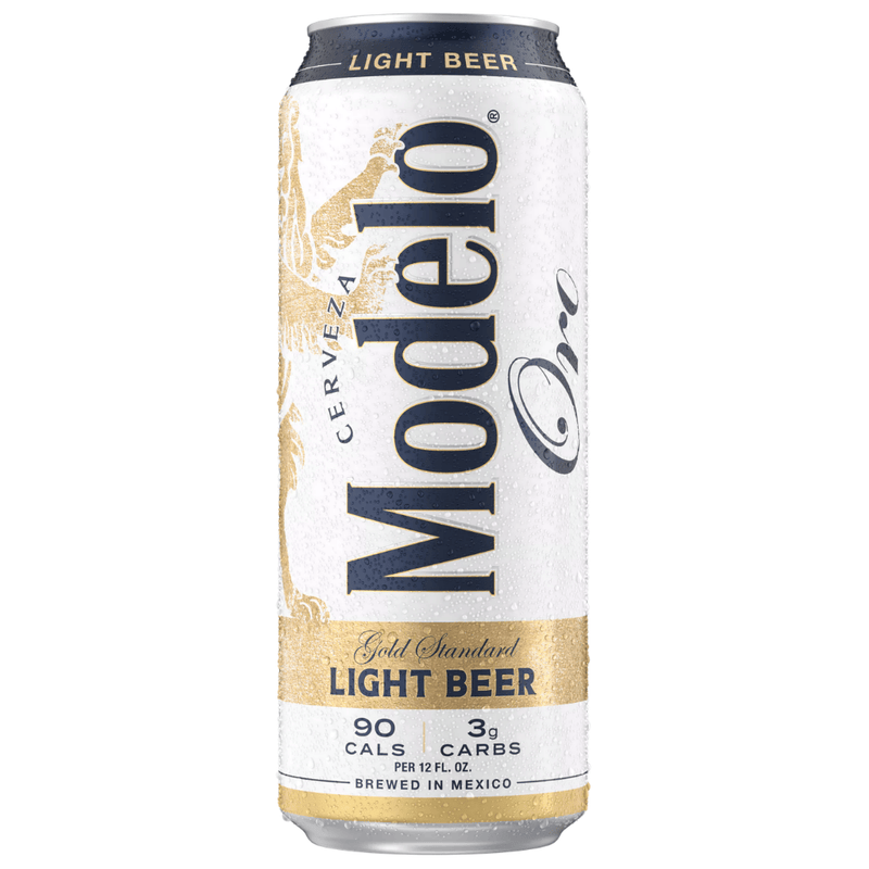 Modelo Oro Light Beer 24oz Single Can