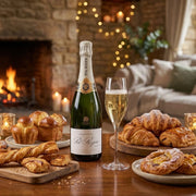 NV Pol Roger - Champagne Brut Reserve | This sparkling wine served wuth buttery pastries.