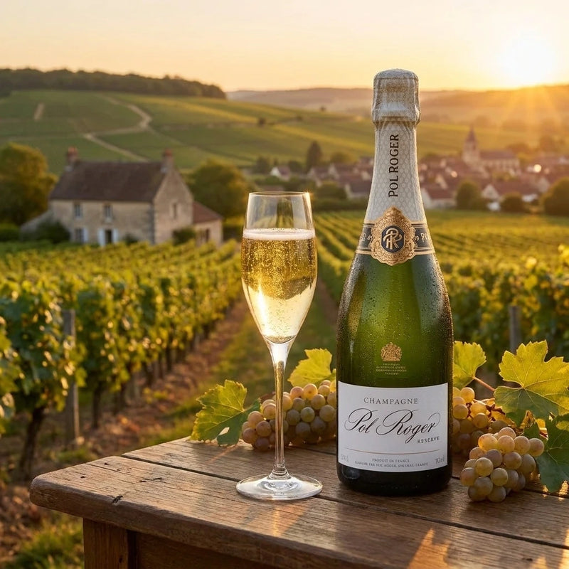 NV Pol Roger - Champagne Brut Reserve | This champagne at a vineyard in the champagne region of france.