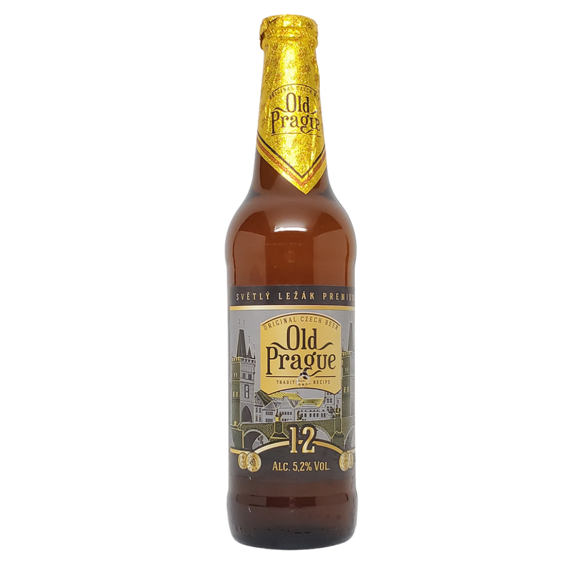 Old Prague Svetly Lezak Premium Lager 5.2% abv 500ml bottle