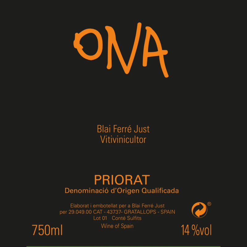 2025 Blai Ferre -  Priorat Ona (750ml)
