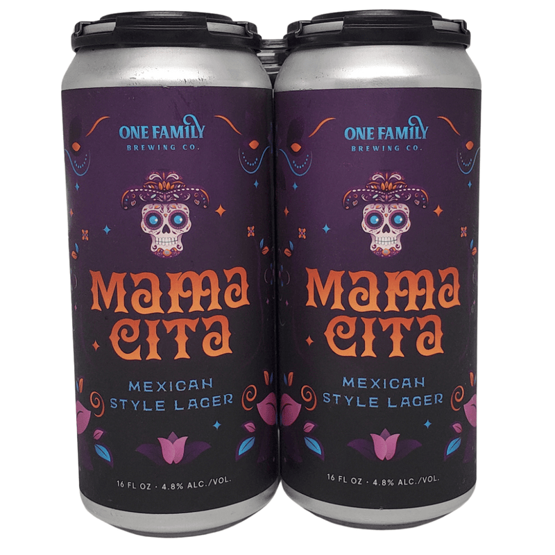 One Family Brewing Mama Cita Mexican Lager 4pk 16oz cans
