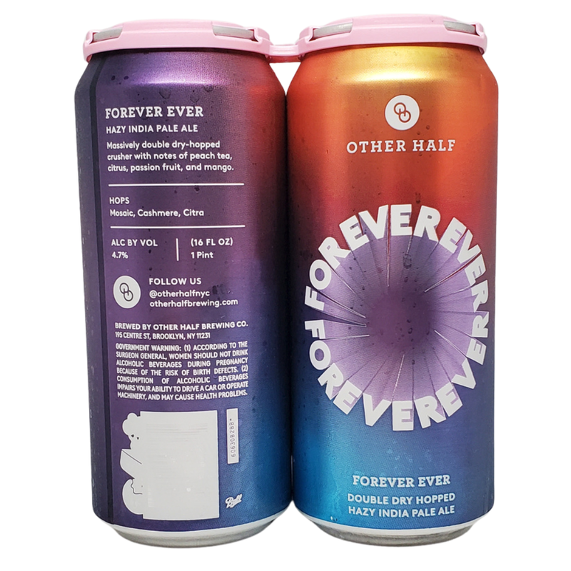 Other Half Brewing Forever Ever DDH Hazy IPA 4pk 16oz cans