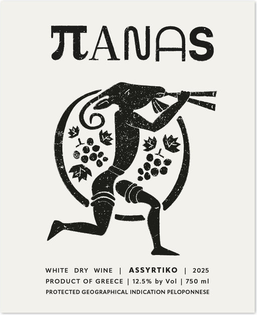 Panas Assyrtiko label