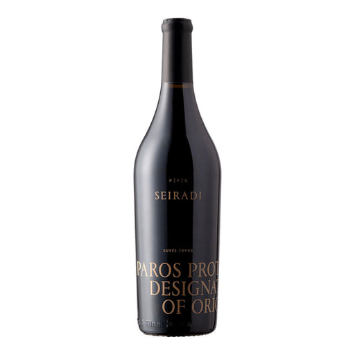 Paros Farming Community Seiradi Red Cuvee Topos bottle