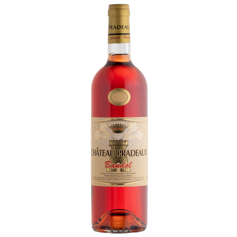 Chateau Pradeaux Bandol Rosé bottle