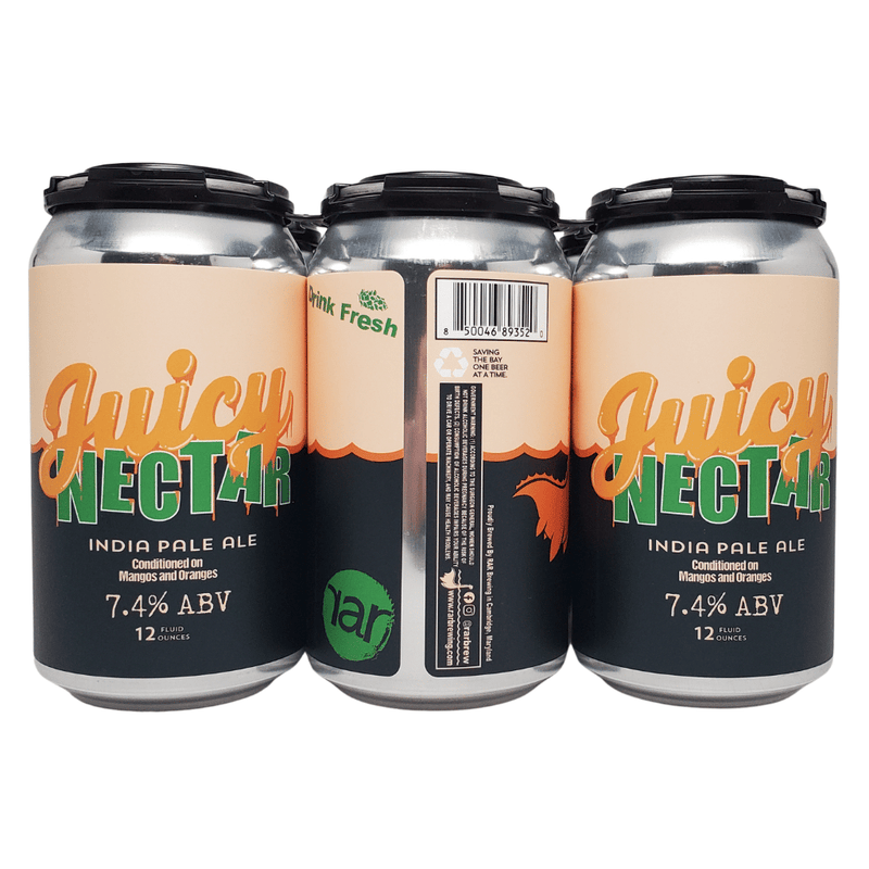 RAR Brewing Juicy Nectar IPA 6pk 12oz cans