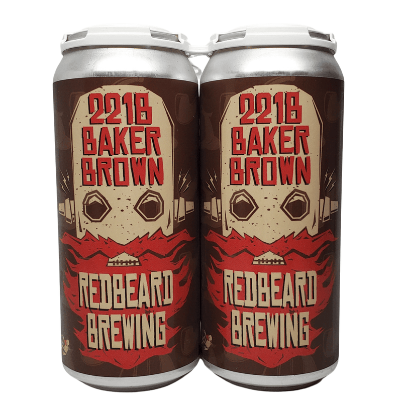 Redbeard Brewing 221B Baker Brown Ale 4pk