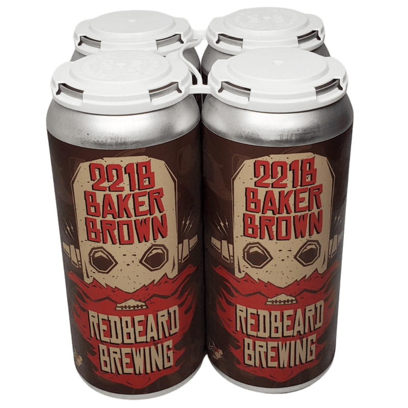 Redbeard Brewing 221B Baker Brown Ale 4pk