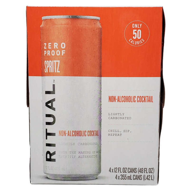 Ritual Zero Proof Spritz Non-Alcoholic Cocktail 4pk 12oz cans