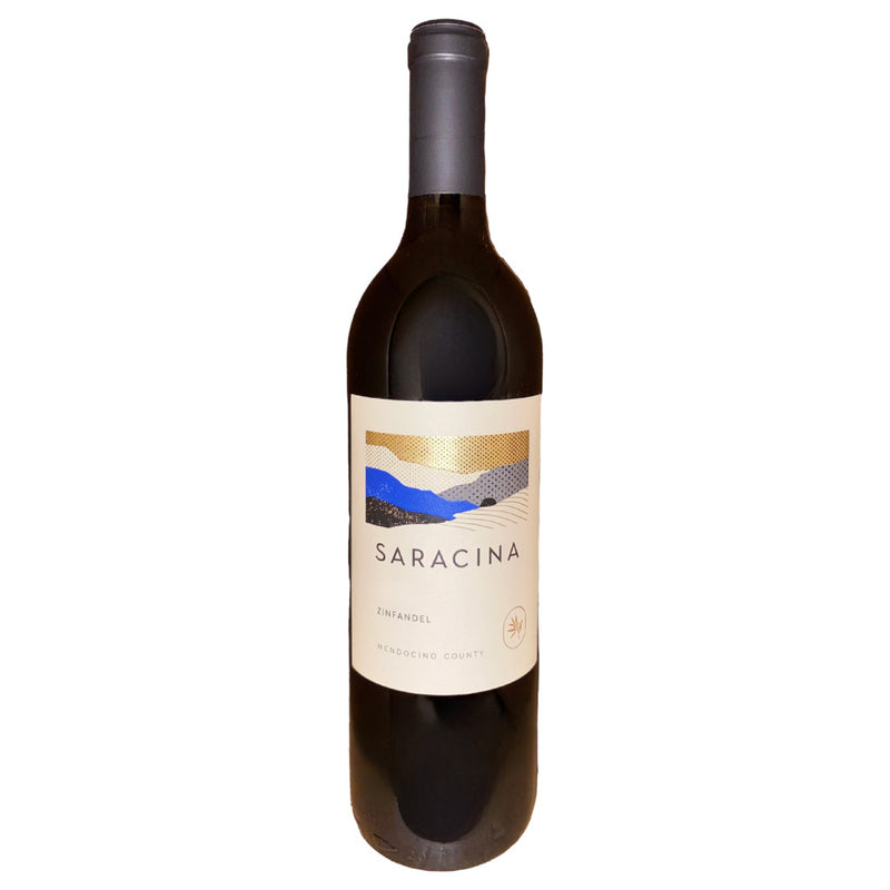 Saracina Mendocino County Zinfandel bottle