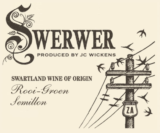 Swerwer Rooi-Groen Semillon label