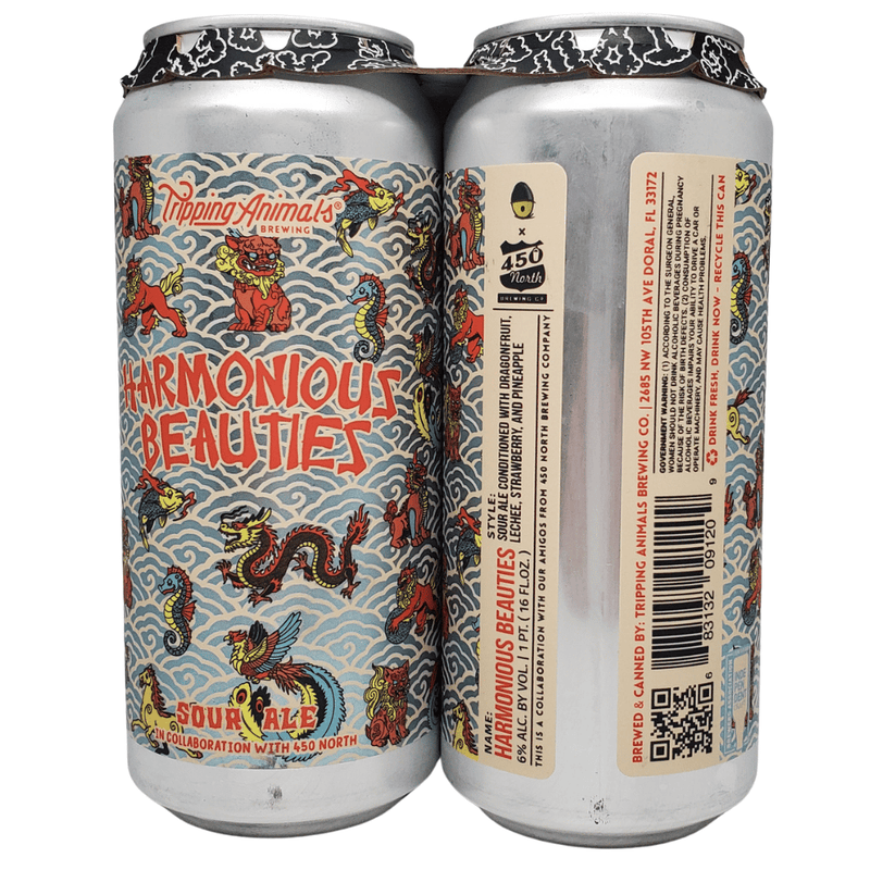 Tripping Animals Brewing Harmonious Beauty Sour Ale 4pk 16oz cans