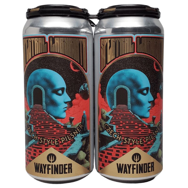 Wayfinder Beer Spectral Labyrinth Czech-style Pilsner 4pk 16oz cans