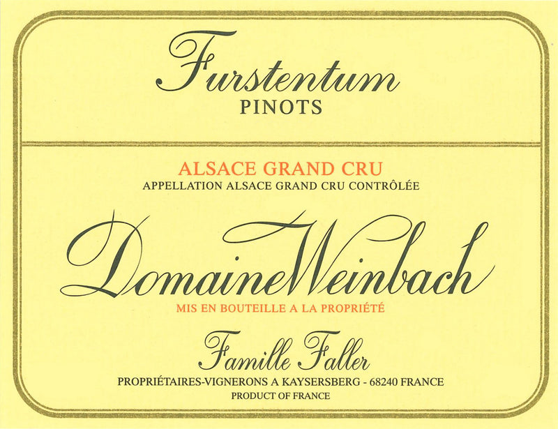 2022 Weinbach - Furstentum Grand Cru Pinots (1.5L)