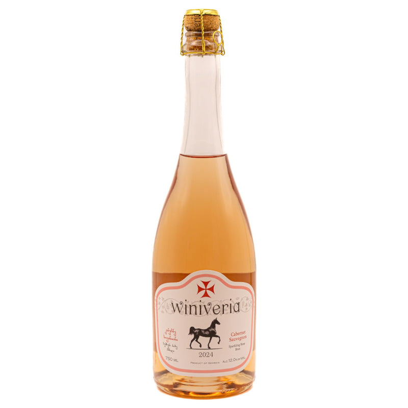 Winiveria Cabernet Sauvignon Sparkling Rosé bottle