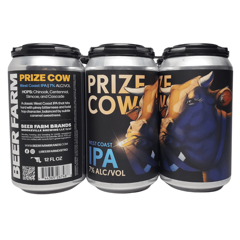 Beer Farm Prize Cow West Coast-style IPA 6pk 12oz cans