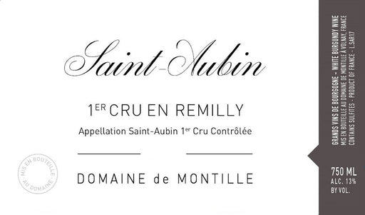 Domaine de Montille Saint-Aubin En Remilly label