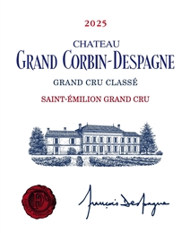 2025 Chateau Grand Corbin Despagne - St. Emilion (750ml)  [Bordeaux Future ETA 2028]