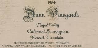 1984 Dunn Cabernet Sauvignon Howell Mountain (750ml)