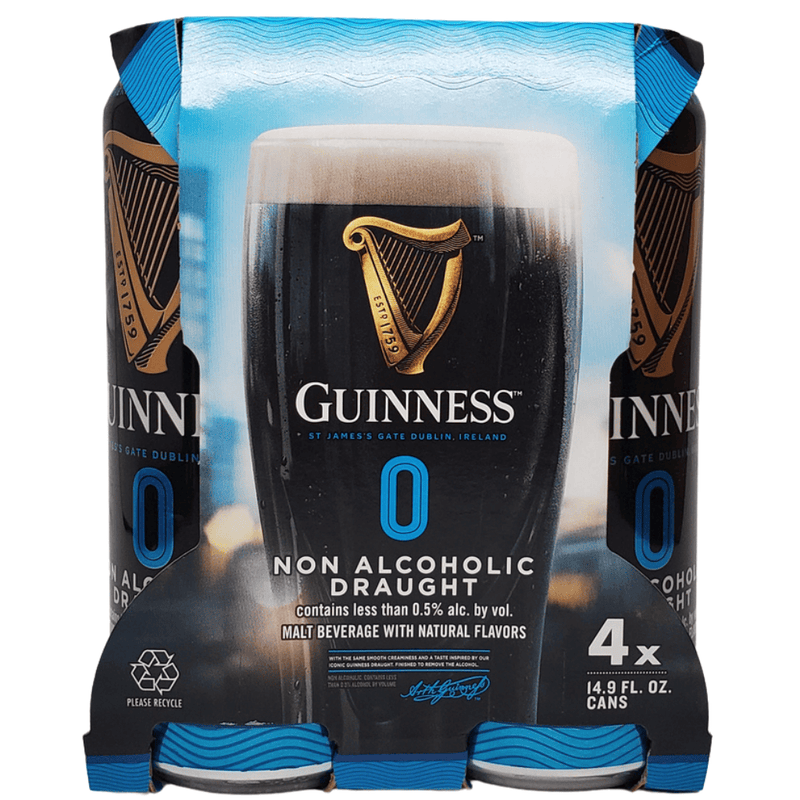 Guinness Draught Non-Alcohol 4pk Can