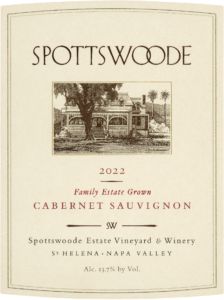 2022 Spottswoode Estate - Cabernet Sauvignon (750ml)