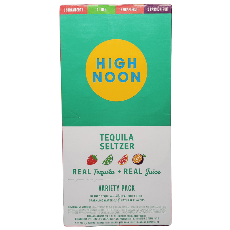High Noon Spirits Tequila Seltzer Variety 8pk