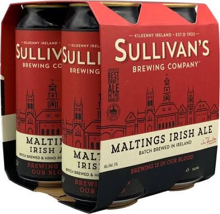 Sullivan's Brewing Maltings Irish Ale 4pk