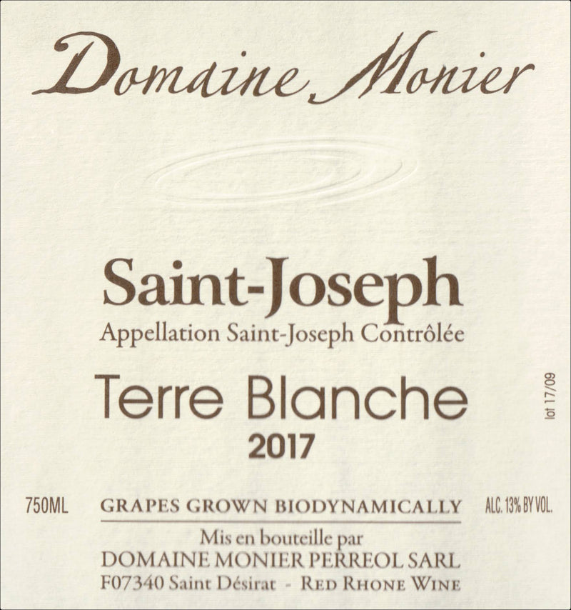 2017 Monier Perreol - Saint-Joseph Terre Blanche