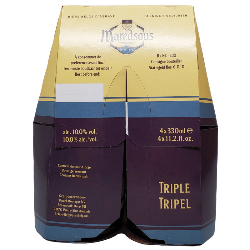 Maredsous Triple-Tripel Belgian Abbey Ale 4pk