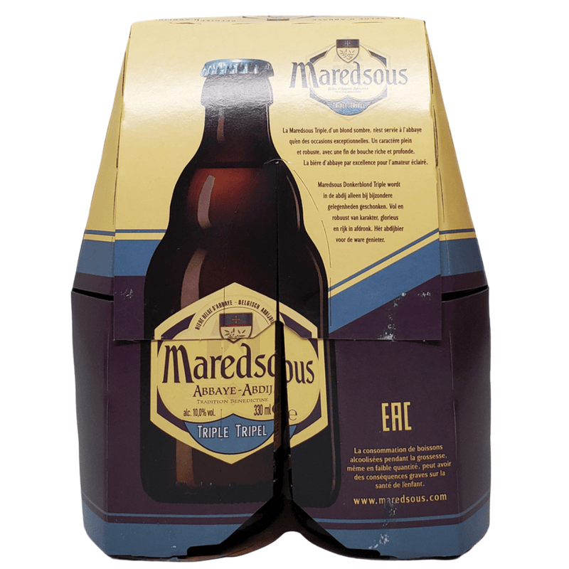 Maredsous Triple-Tripel Belgian Abbey Ale 4pk