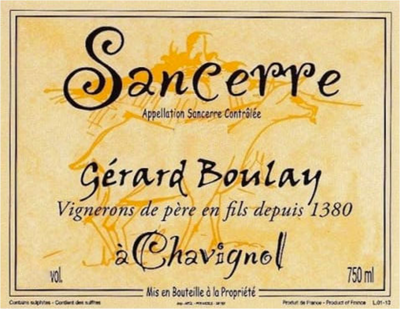2025 Gerard Boulay - Sancerre a Chavignol (750ml)