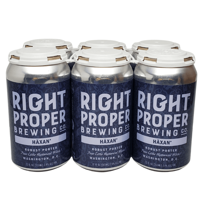 Right Proper Haxan Porter 6pk cans
