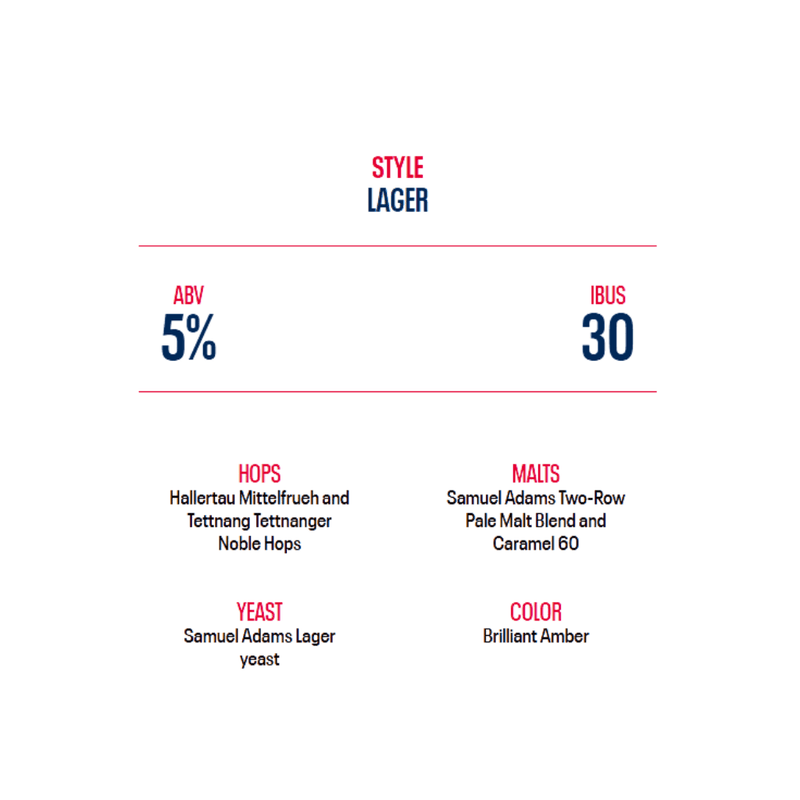 Sam Adams Boston Lager 6pk bottle