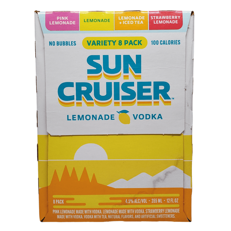 Sun Cruiser Lemonade Vodka Variety 8pk