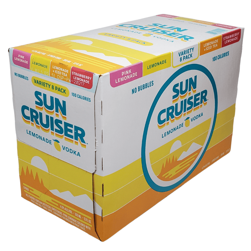 Sun Cruiser Lemonade Vodka Variety 8pk