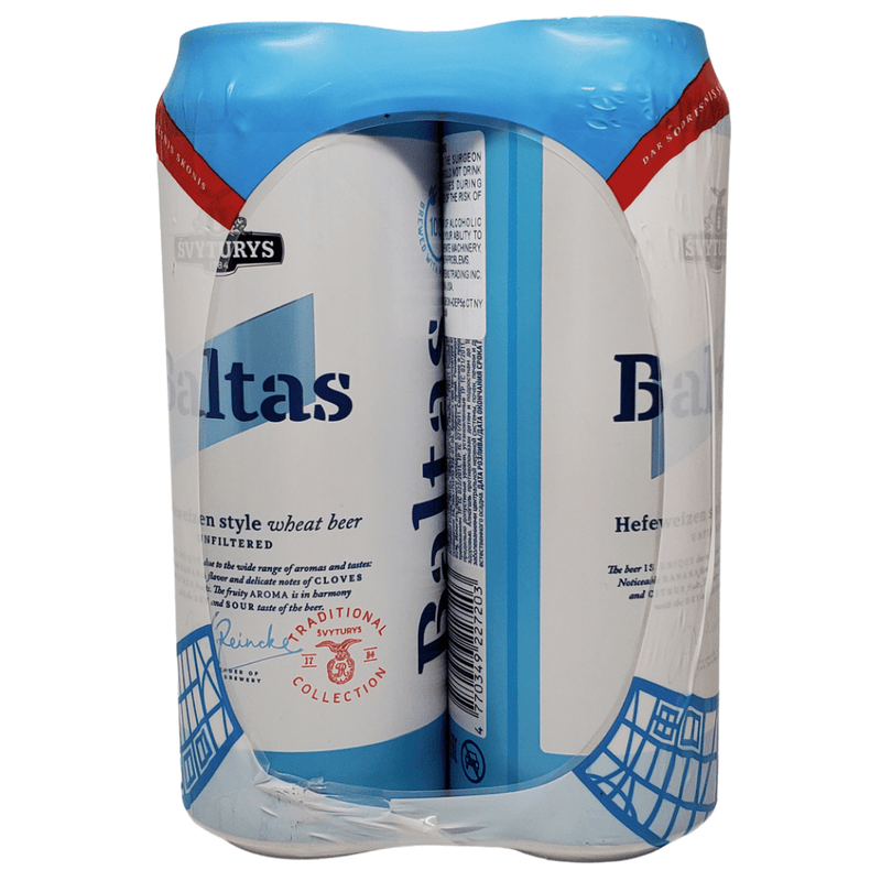 Svyturys 1784 Baltas Hefeweizen 4pk cans