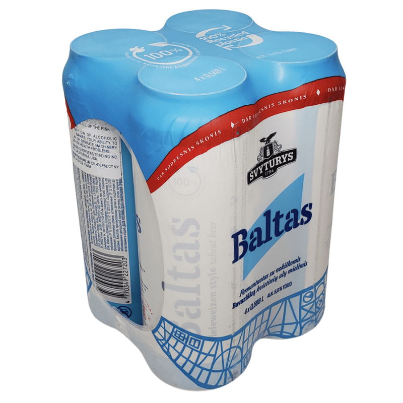 Svyturys 1784 Baltas Hefeweizen 4pk cans