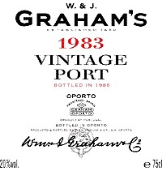 Picture of 1983 Graham's Porto Vintage Port
