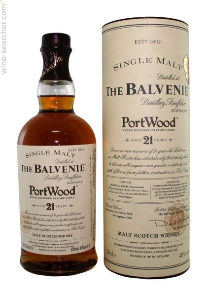 Picture of Balvenie 21 yr Port Wood Single Malt Whiskey 750ml