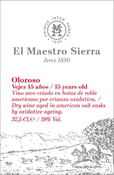 Picture of NV El Maestro Sierra -  Jerez 15 Year Oloroso Sherry HALF BOTTLE